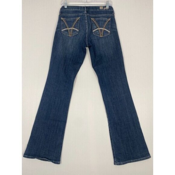 KUT FROM THE KLOTH Jeans Felicia Baby Bootcut Size 6 Blue Stretch Womens - Picture 2 of 16